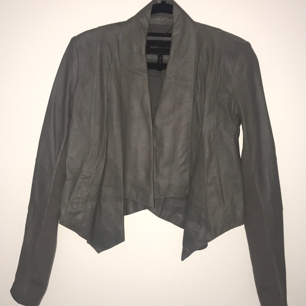 100% Leather BCBGMaxAzria Coat